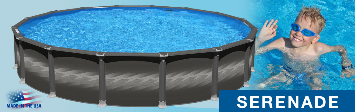 A round serenade swimming pool