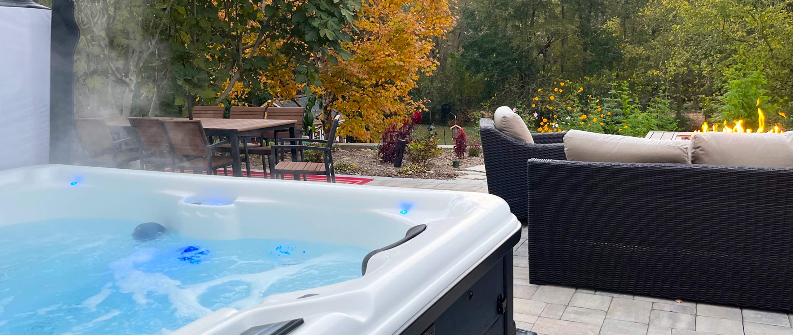 Hot Tubs in the fall