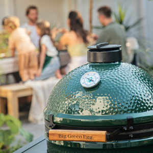 Thanksgiving dinner with the big green egg