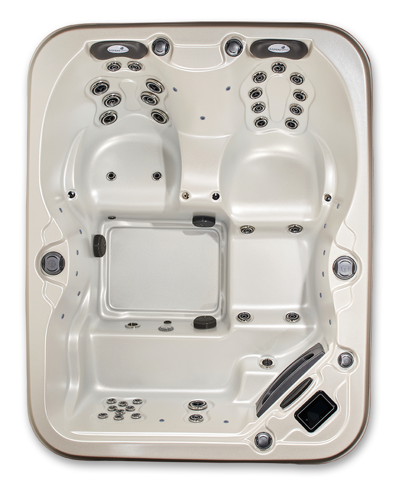 4 person small hot tub