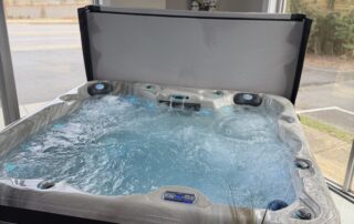 Aspen Hot Tub with jets on
